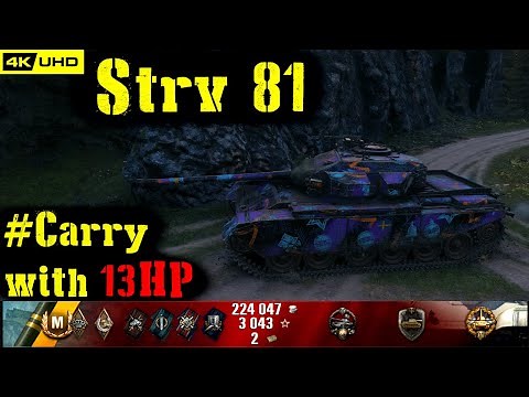 World of Tanks Strv 81 Replay - 5 Kills 6.4K DMG(Patch 1.7.0)