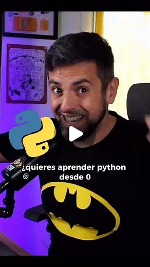 Carlos Azaustre on Instagram: "¡Guárdate esto!! No lo pierdas! Aprende Python gratis y desde cero con estos tres vídeos que te ofrece @mouredev en su canal de YouTube. #python #programacion #programacionweb #programadores #aprenderpython"