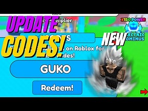 *NEW* UPDATE! POWER!!! CODES* Kamehameha Simulator ROBLOX