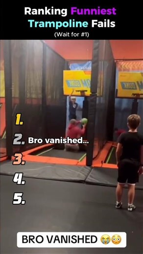Ranking funniest trampoline fails 🤯