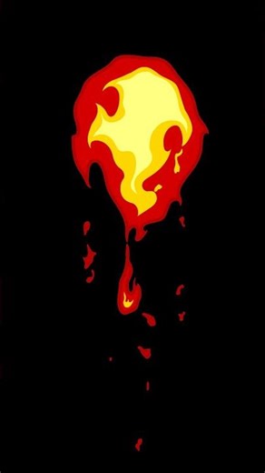 Cartoon Fire Element 6 - Royalty Free Overlays and Green Screen Effects