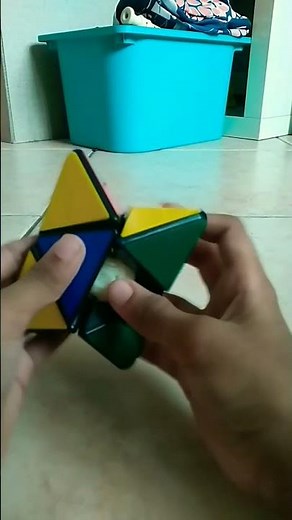 How to solve 2 and 3 center swaps on a pyramorphix (GREEN CENTER MISSING)