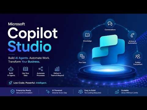Microsoft Copilot Studio: Build Your First AI Agent (No Coding!)