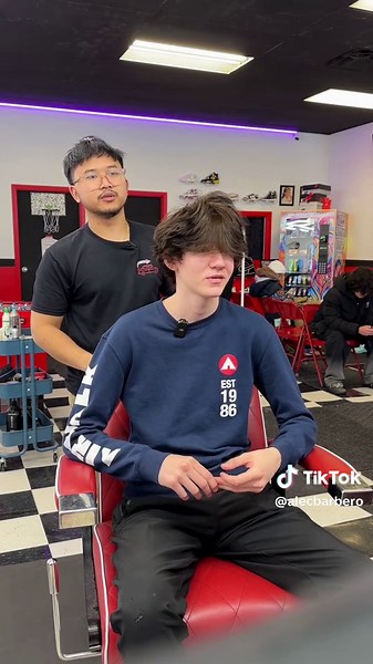 Wavy Perm Bowl Cut Transformation in Edmonton