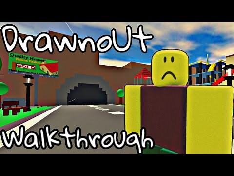 "Drawnout" Roblox | All Endings and Badges Walkthrough (No Commentary)