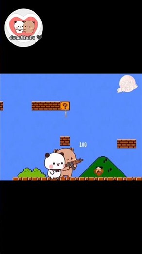 Dudu and Bubu Super Mario Adventure! 🍄🎮 | Funny Cartoon Moments #shorts