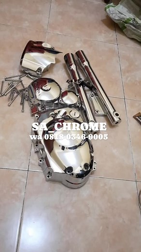 Menerima. jasa chrom, poles, vapor blasting & powder coating