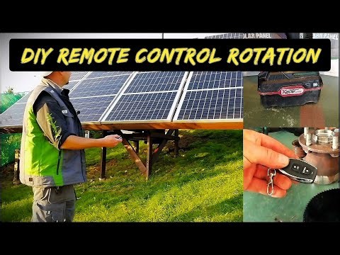 DIY Remote Control Rotating Solar Panels