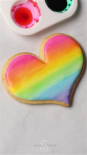 Colorful Watercolor Cookies for Cookie Decorating Enthusiasts
