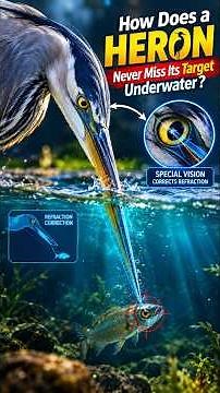 How Does a Heron Never Miss Its Target Underwater? 🐦🎯