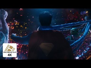 Superman Escapes Pocket Universe with Alien Baby & Krypto | Superman (2025) [4K]