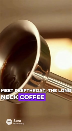 Introducing the Deep Throat™ coffee funnel — engineered for those hard-to-reach pours. Smooth, elegant, and designed to hit every last drop with precision. The most unintentionally suggestive kitchen tool ever made. 😂☕️ #Comedy #Parody #FakeAd #KitchenTok #MemeTok
