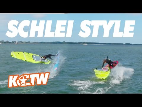 Freestyle Windsurfing in German flatwater paradise🤩I Drone shots feat. Shorty