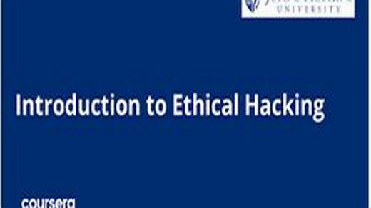 Coursera - Introduction to Ethical Hacking Specialization
