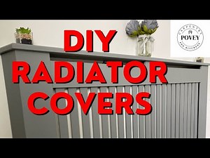 How to make simple bespoke radiator covers #diy #construction #woodworking