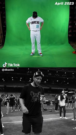 Back in Spring Training, Merrill told us he’d bust out his signature c-walk in the playoffs. Last night, he kept his promise. #mlb #postseason #baseball #arizona #dbacks #dancing