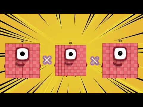 NUMBERBLOCKS | MULTIPLYING 3 NUMBERS | MULTIPLICATION OF THREE SAME NUMBERS | #educationalfunblocks