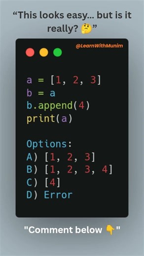 Python Output Quiz #2 – Tricky List Question!