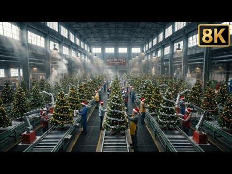 Inside a Christmas Tree Factory: From Plastic Pellets to Your Living Room
