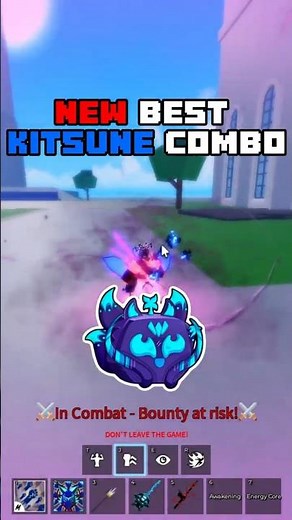 🔥 BEST NEW KITSUNE COMBO In Blox Fruits! INSANE Damage + Easy One Shot 🔥