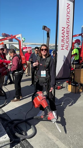 75K views · 1.1K reactions | Sarah finally got a chance to use Hilti’s all new EXO-T-22 Tool Balancer #hiltinuron #woc24 | Tool Show | Facebook