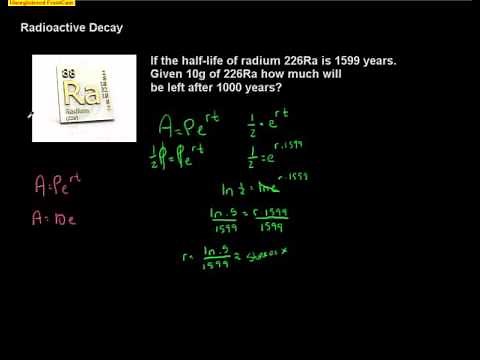 Pre-Calc: 3.2 Half Life