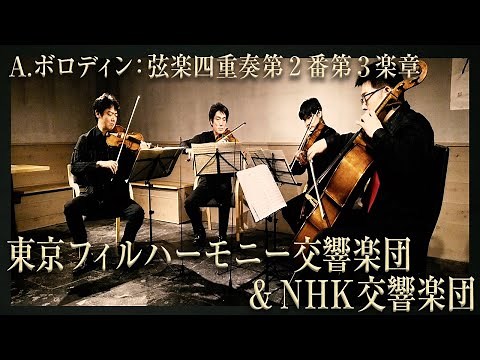 Borodin String Quartet No.2 ３rd mvt. "Nocturne" NOSTRO PICCOLO CONCERTO Serie Ⅱ 僕らのミニコンサート・シーズンⅡ