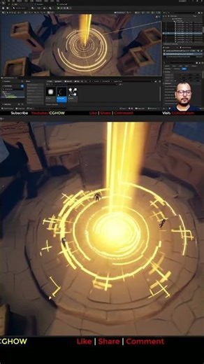 Create a Magical Beam Strike AOE in Unreal Engine 5 Niagara Tutorial