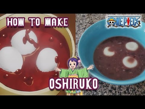 How To Make Oshiruko (Red Bean Soup with Mochi) | One Piece | Anime Recipes