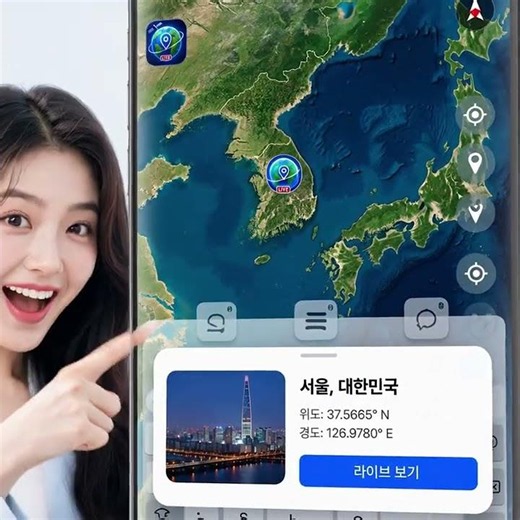 Live Earth Maps 위성 지도 🌍 | 실시간 스트리트 뷰, GPS 내비게이션 & 길찾기