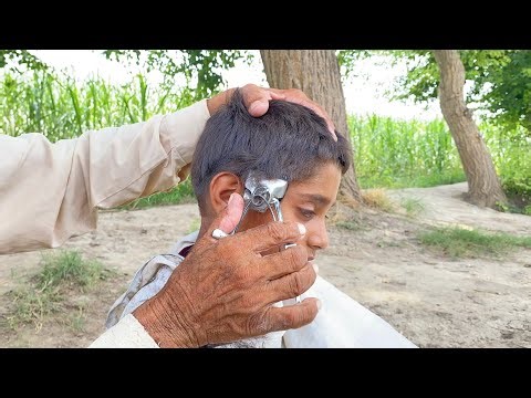 ASMR Ever Old Barber Haircut With New Equipment (Hasni ASMR)