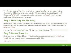 Mastering Python: Iterating Over Lists of Different Sizes