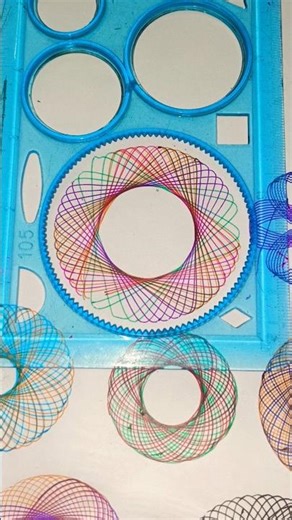 spirograph design pattern #shorts #spirograph #ytshorts #trending #viral #art #drawing #diy #amazing