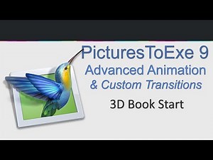 PicturesToExe advanced Animation Video 005 3D Book Start