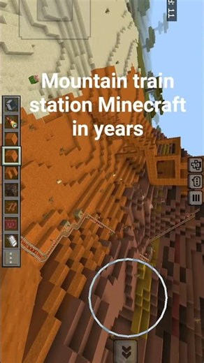 mountain train station Minecraft in years 1996 - 2026
