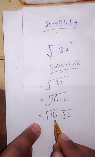 32 = ? 😱 | Square Root of 32 in 5 Seconds | Easy Math Trick#mathshorts #Shorts #trending