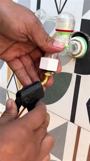 Faucet antifreeze accessories installation and freeze protection process #tools #plumbing