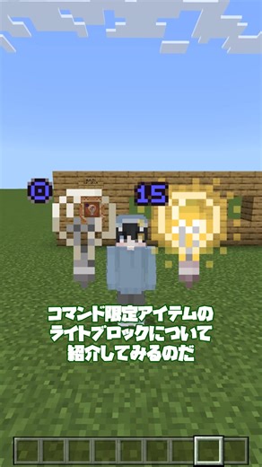 マイクラ ライトブロック: コマンド限定アイテムの解説