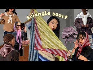 how many triangle scarves can i crochet in a week? (easy pattern!)