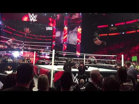Seth Rollins Phoenix Splash + Brock WWE Royal Rumble 2015