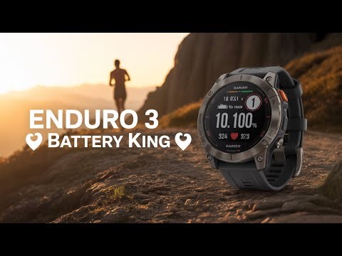 🔋 Enduro 3 by Garmin | Battery Beast for Runners & Adventurers 🏃‍♂️