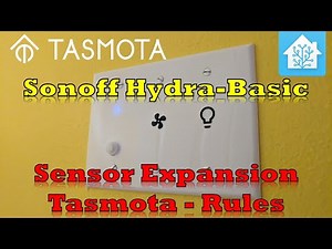 Sonoff Basic Expansion Mod - Buttons, PIR Motion Sensors, Tasmota Rules and more!