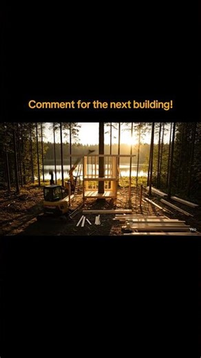 Tree House Construction in 40 seconds!#treehouse #timelapse #construction