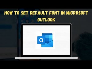 How To Change Your Default Font in Outlook (Quick & Easy!) ✍️
