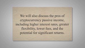 5 free ways to earn crypto passive income