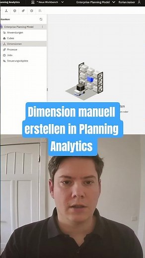 In Sekunden eine neue Dimension erstellen in Planning Analytics