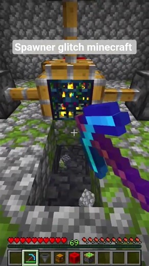 Spawner glitch zombi in Minecraft #foryou #minecraft #dc #gaming