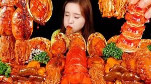 Amazing Eating Seafood and Mushroom - Eating Show | Eating SOUND