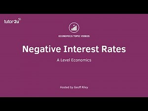 Economics of Negative Interest Rates