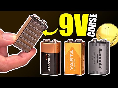 The Curse of 9V Batteries | Internal resistance measured with multimeter